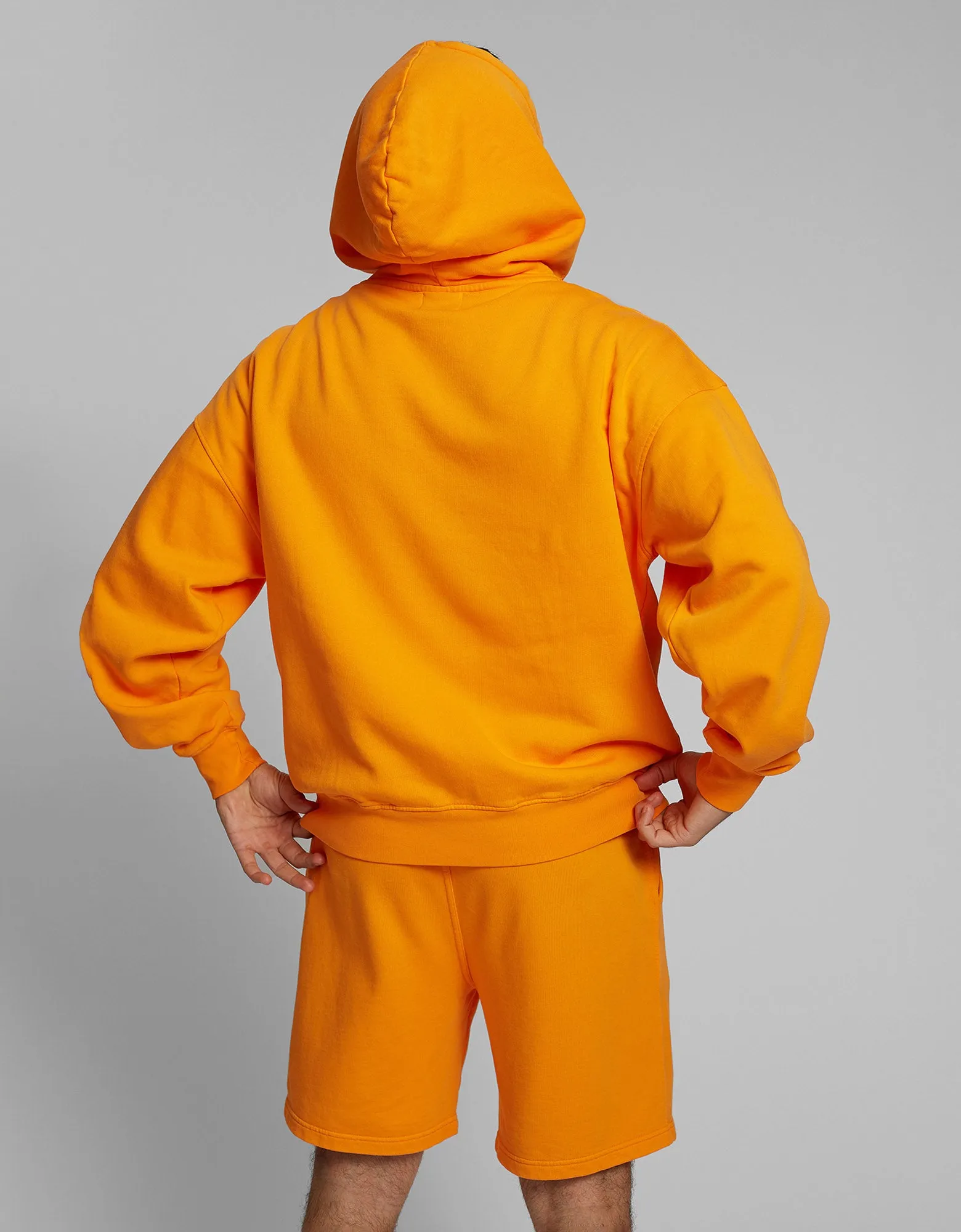 Organic Oversized Hood - Flamingo Pink