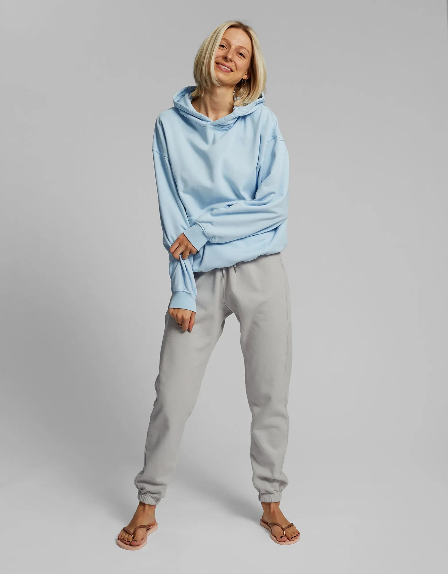 Organic Oversized Hood - Lemon Yellow