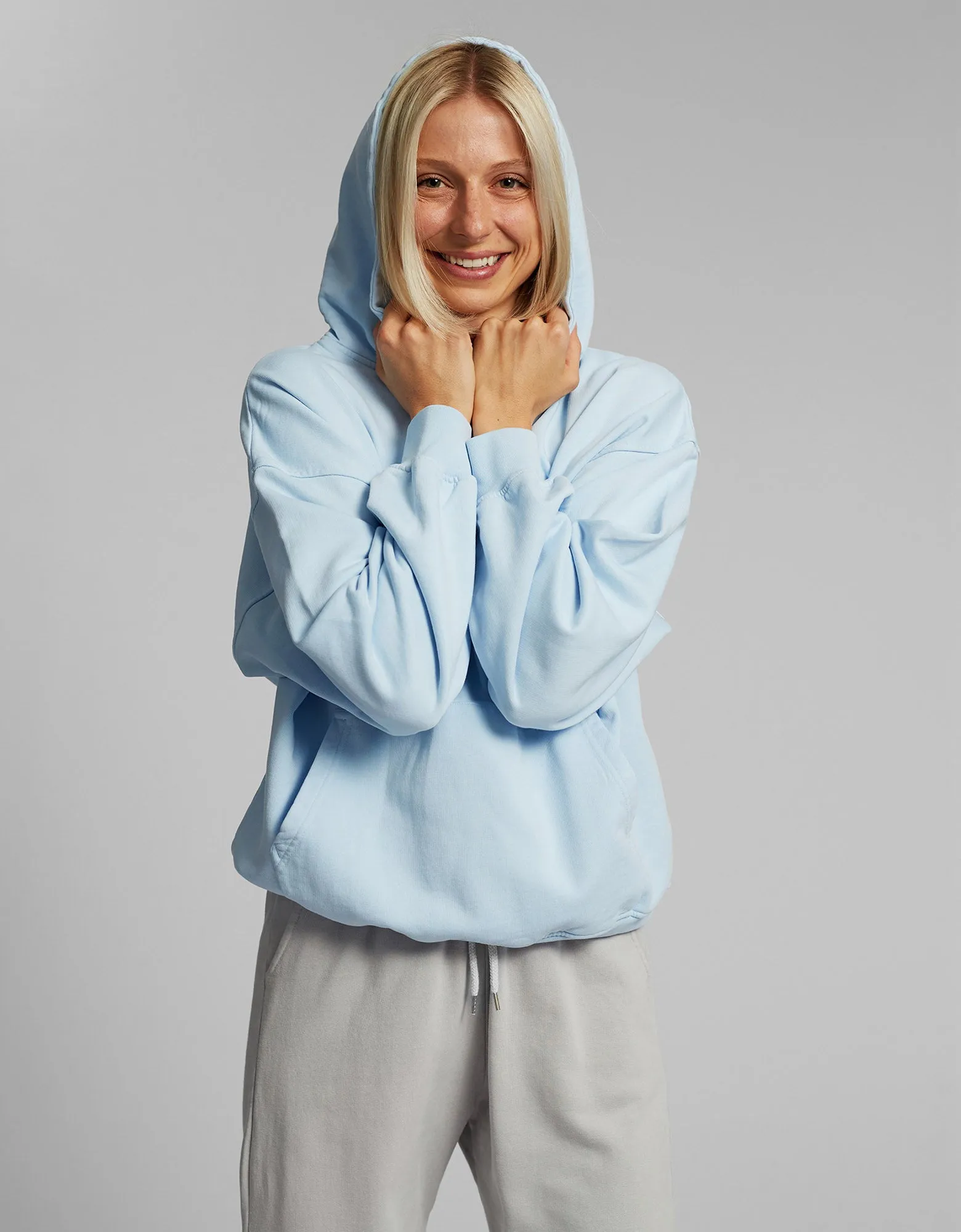 Organic Oversized Hood - Sahara Camel