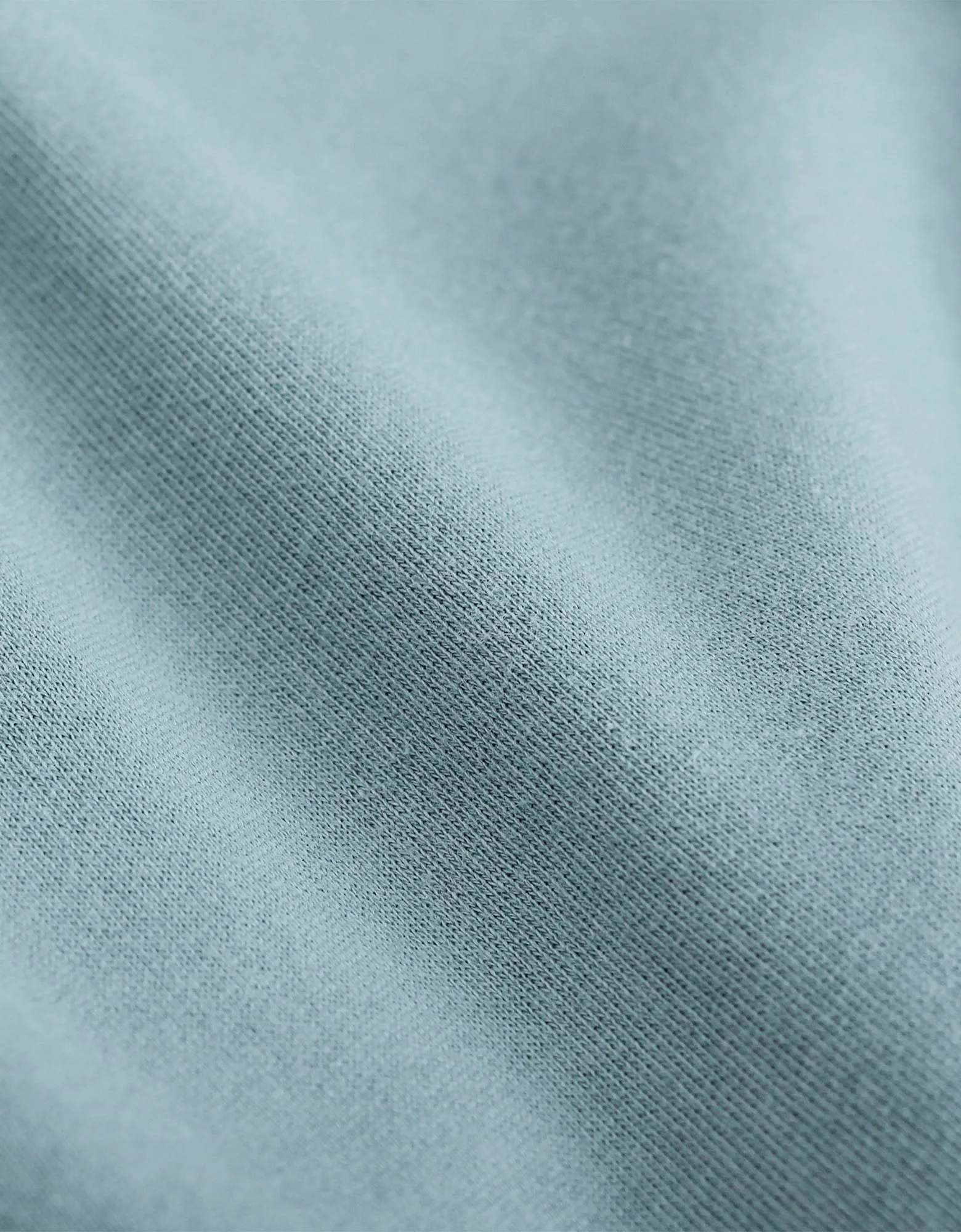 Organic Oversized Hood - Steel Blue