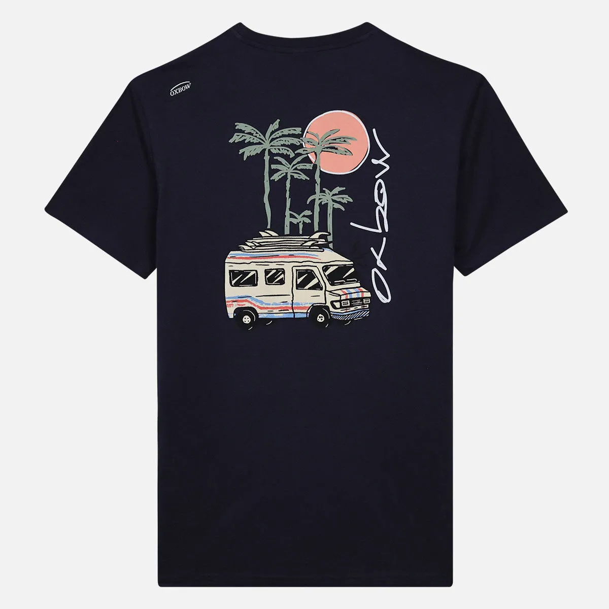 OXBOW Mens TEARII Short Sleeve Graphic Print T Shirt