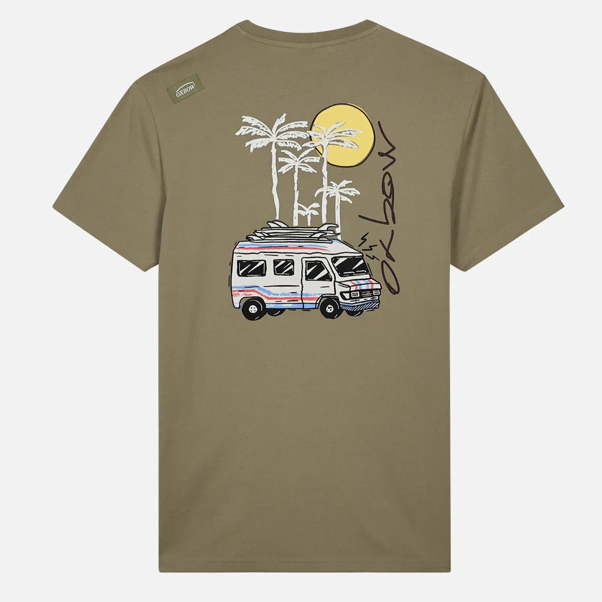 OXBOW Mens TEARII Short Sleeve Graphic Print T Shirt