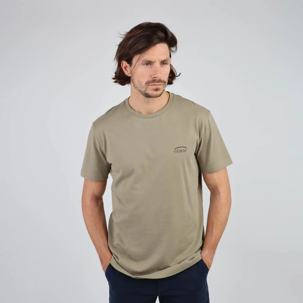 OXBOW Mens TEARII Short Sleeve Graphic Print T Shirt
