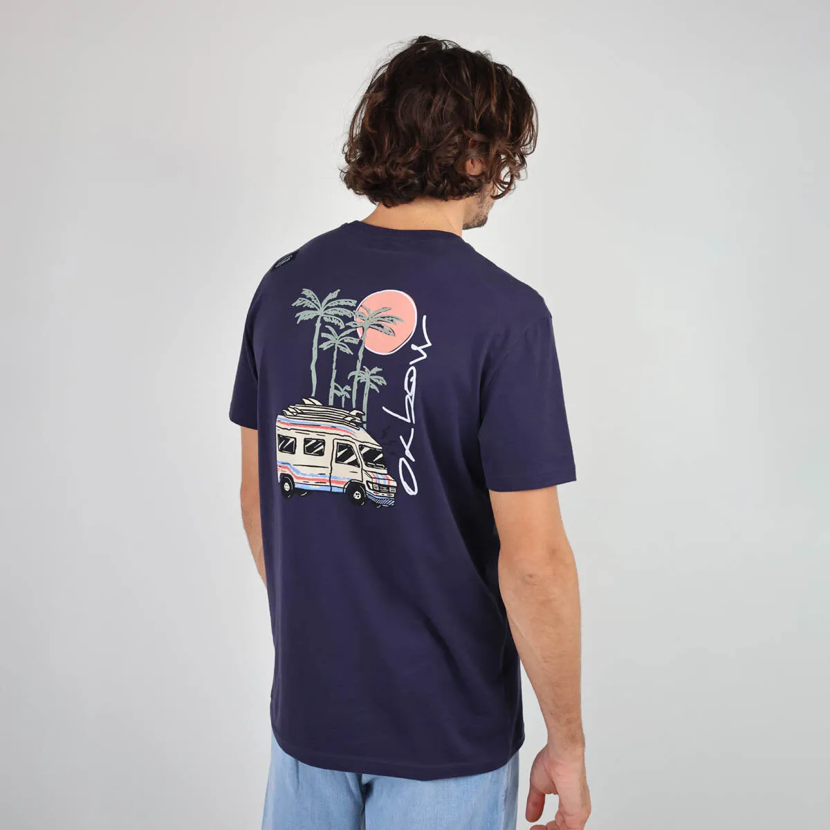 OXBOW Mens TEARII Short Sleeve Graphic Print T Shirt