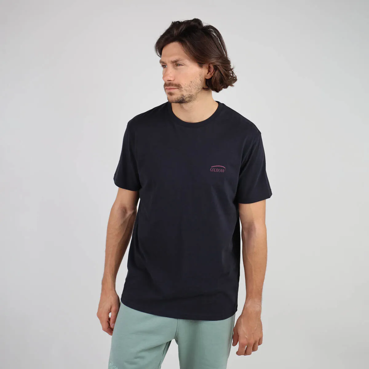 OXBOW Mens Tracua Short Sleeve Printed T Shirt