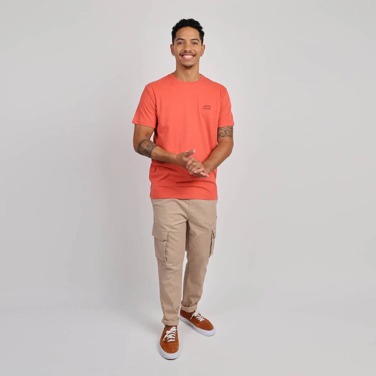 OXBOW Mens Tracua Short Sleeve Printed T Shirt