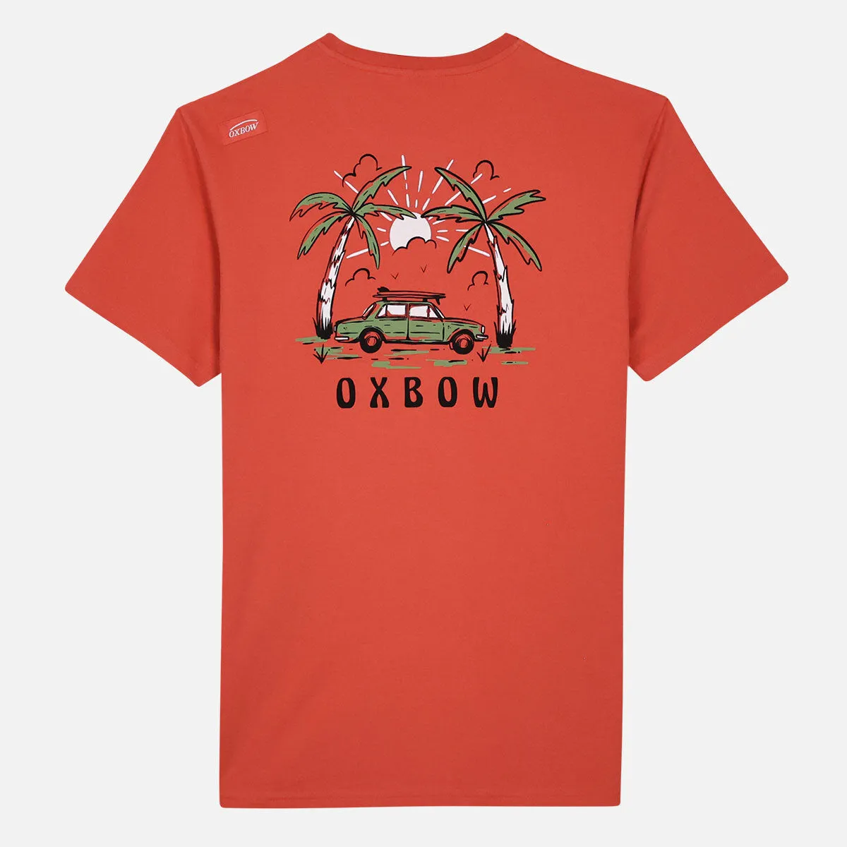 OXBOW Mens Tracua Short Sleeve Printed T Shirt