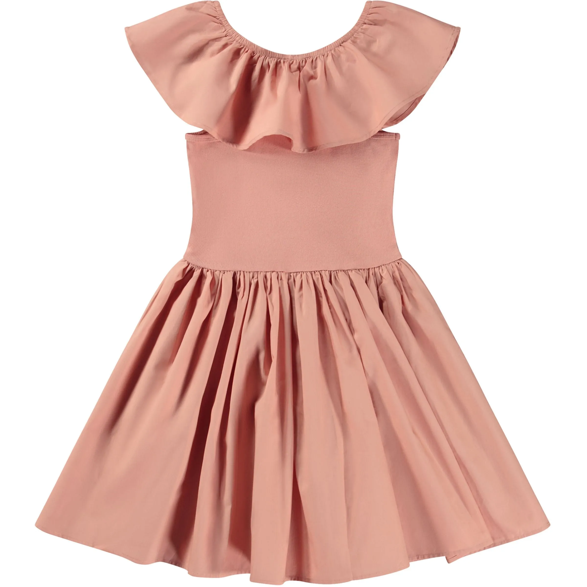 Pink Organic Cotton Ruffle Dress