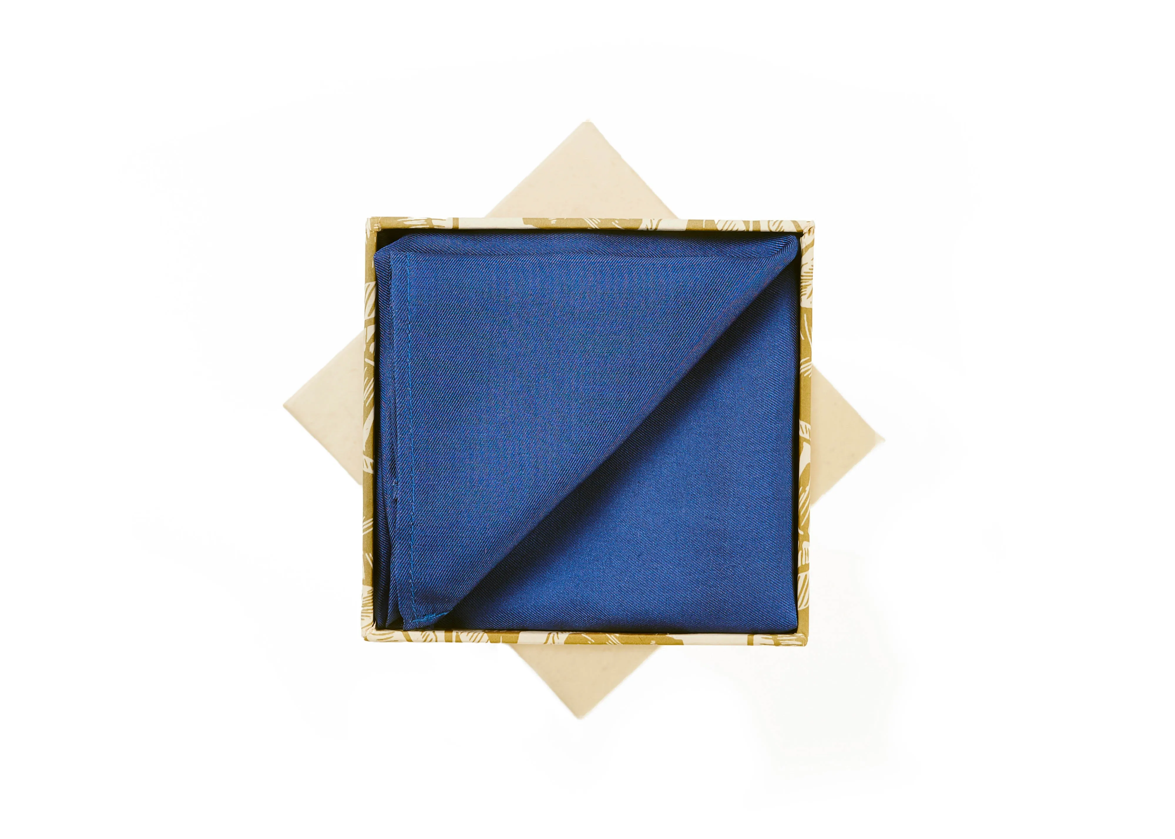 POCKET SQUARE - COBALT BLUE Metiseko