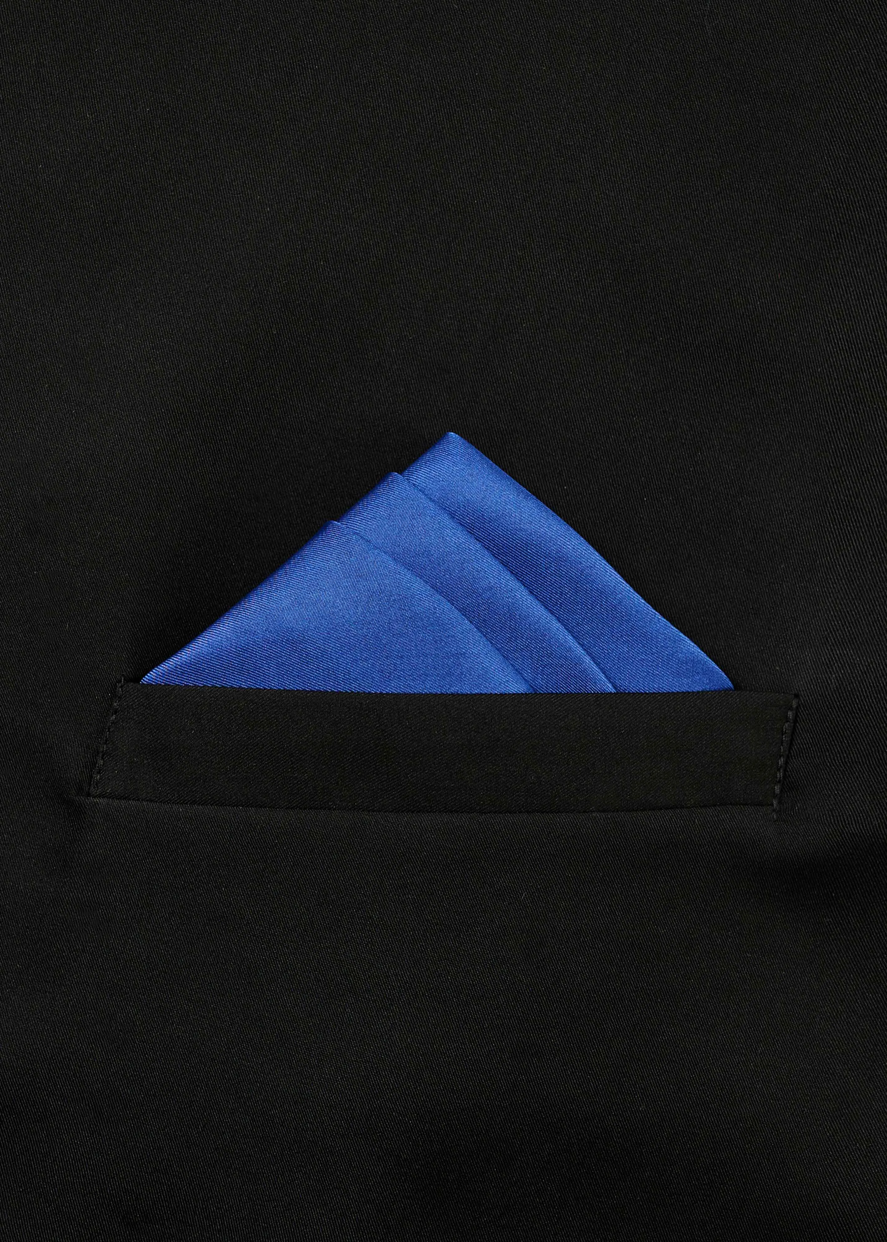 POCKET SQUARE - COBALT BLUE Metiseko
