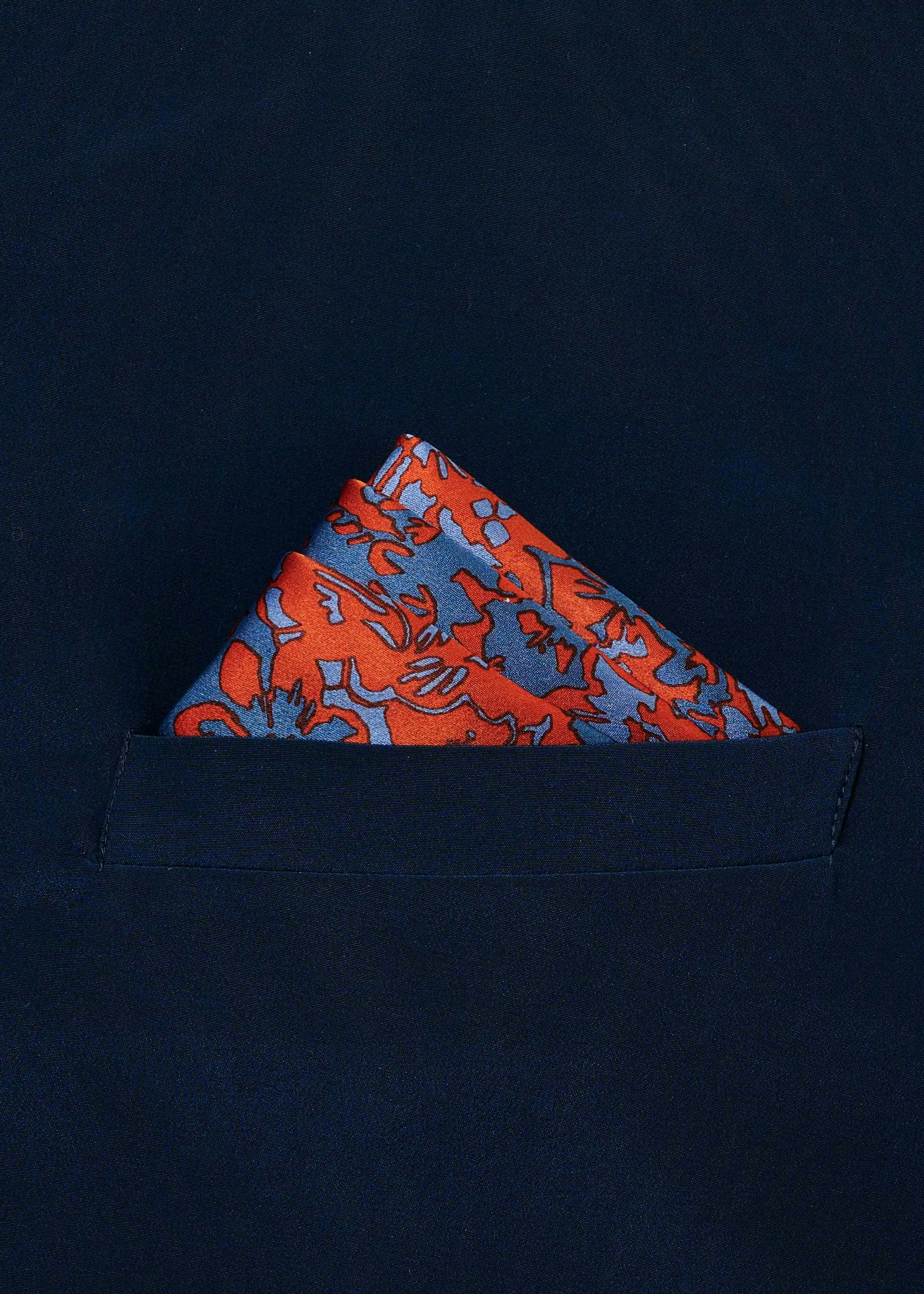 POCKET SQUARE - HOA FIRE Metiseko