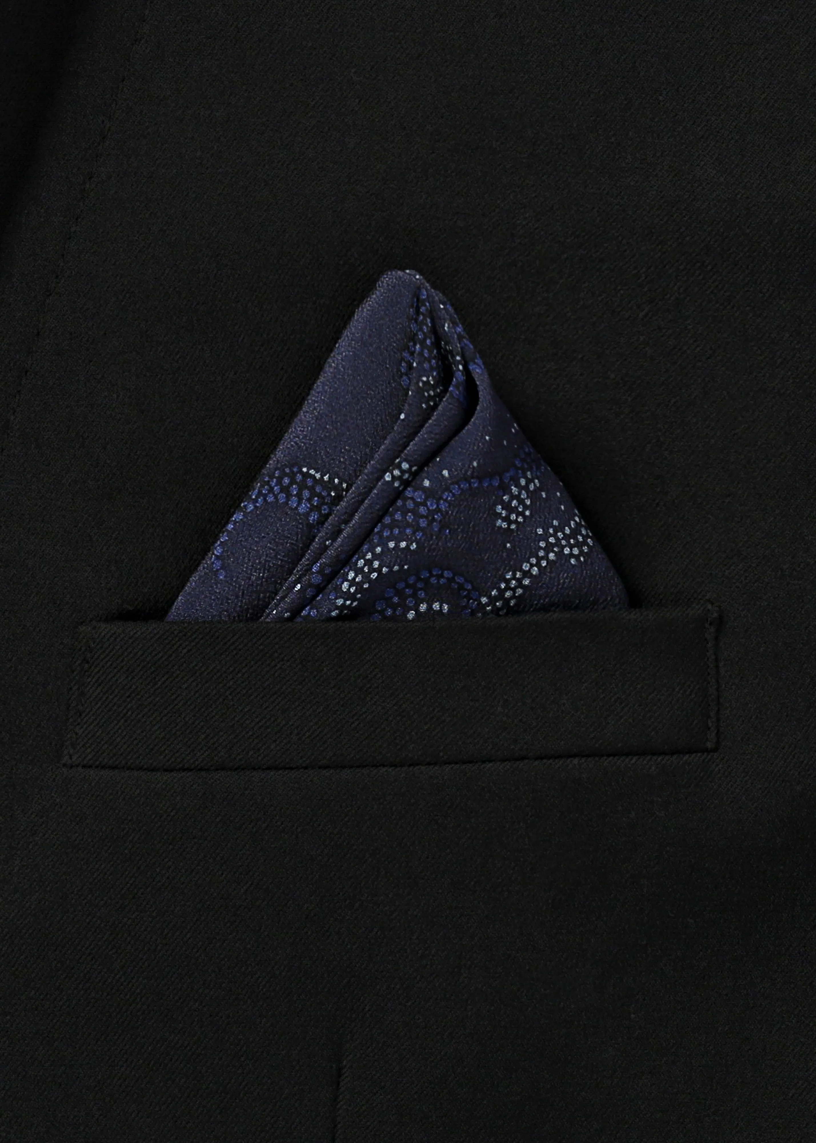 POCKET SQUARE - LEO NIGHT Metiseko
