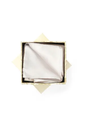 POCKET SQUARE - MOON GREY Metiseko