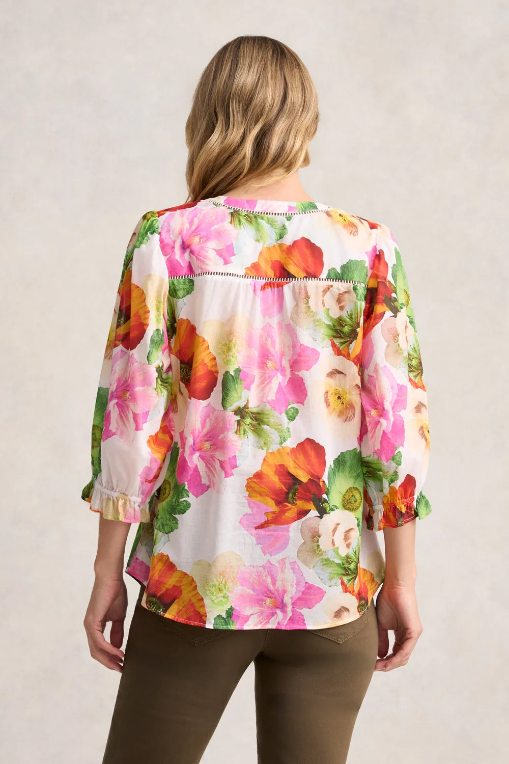 Printed Cotton Shirt - Multi Floral