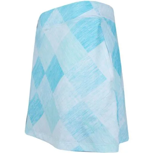 Puma Aqua Blue Crosshatch Golf Skort Size S MSP$55