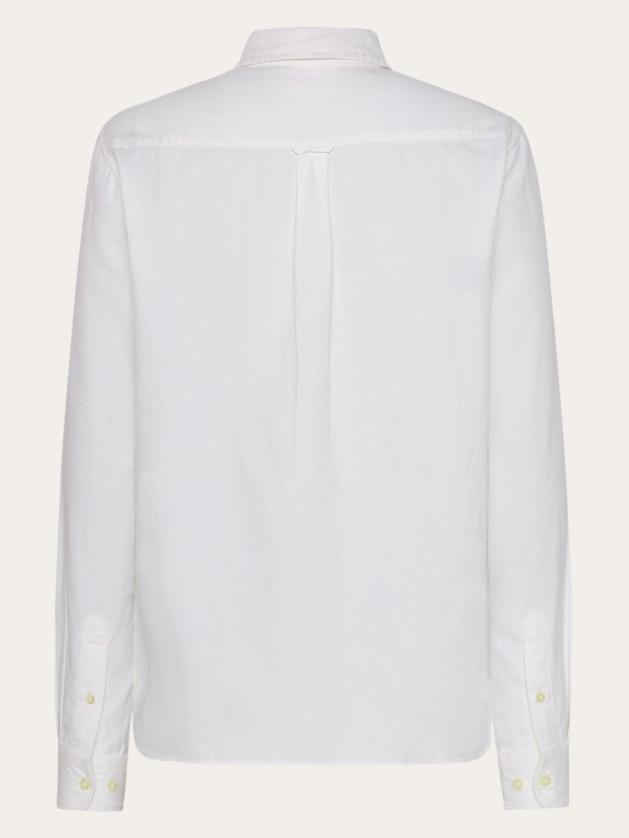 Regular fit light twill shirt - GOTS/Vegan - Egret Knowledge Cotton
