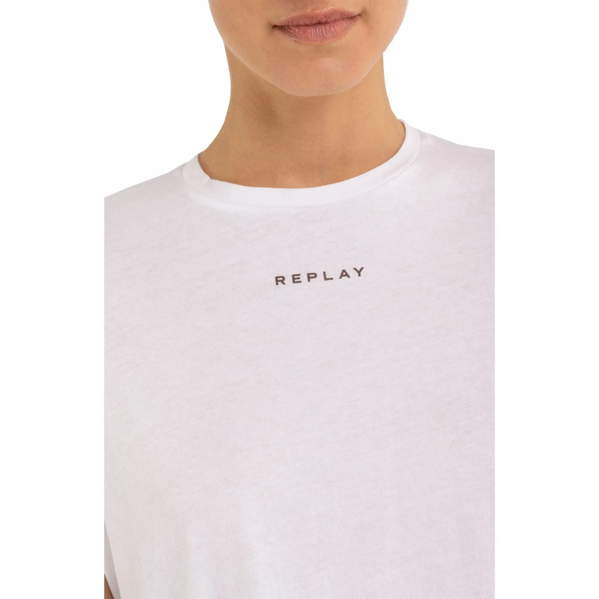 Replay Women's Jersey T-shirt with Scarf