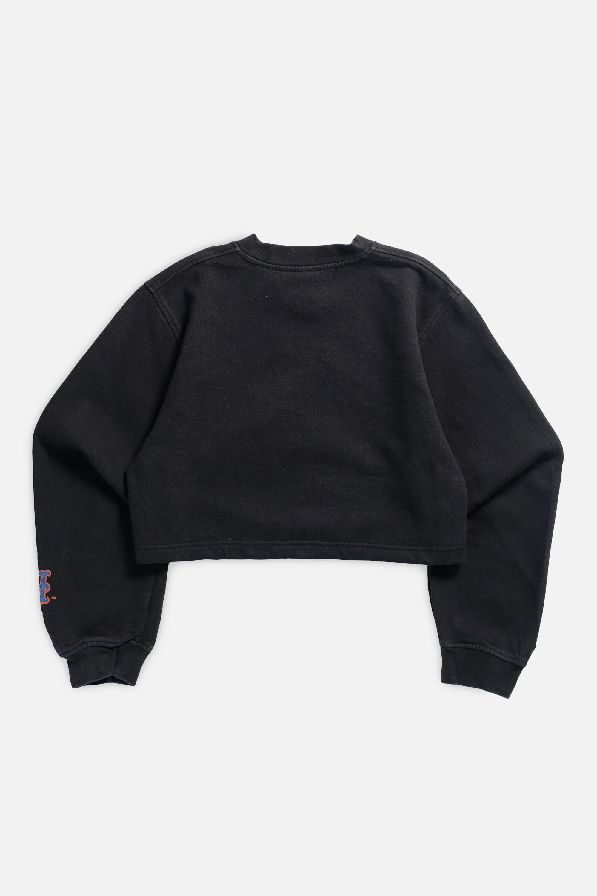 Rework New York Mets MLB Crop Sweatshirt - S Frankie