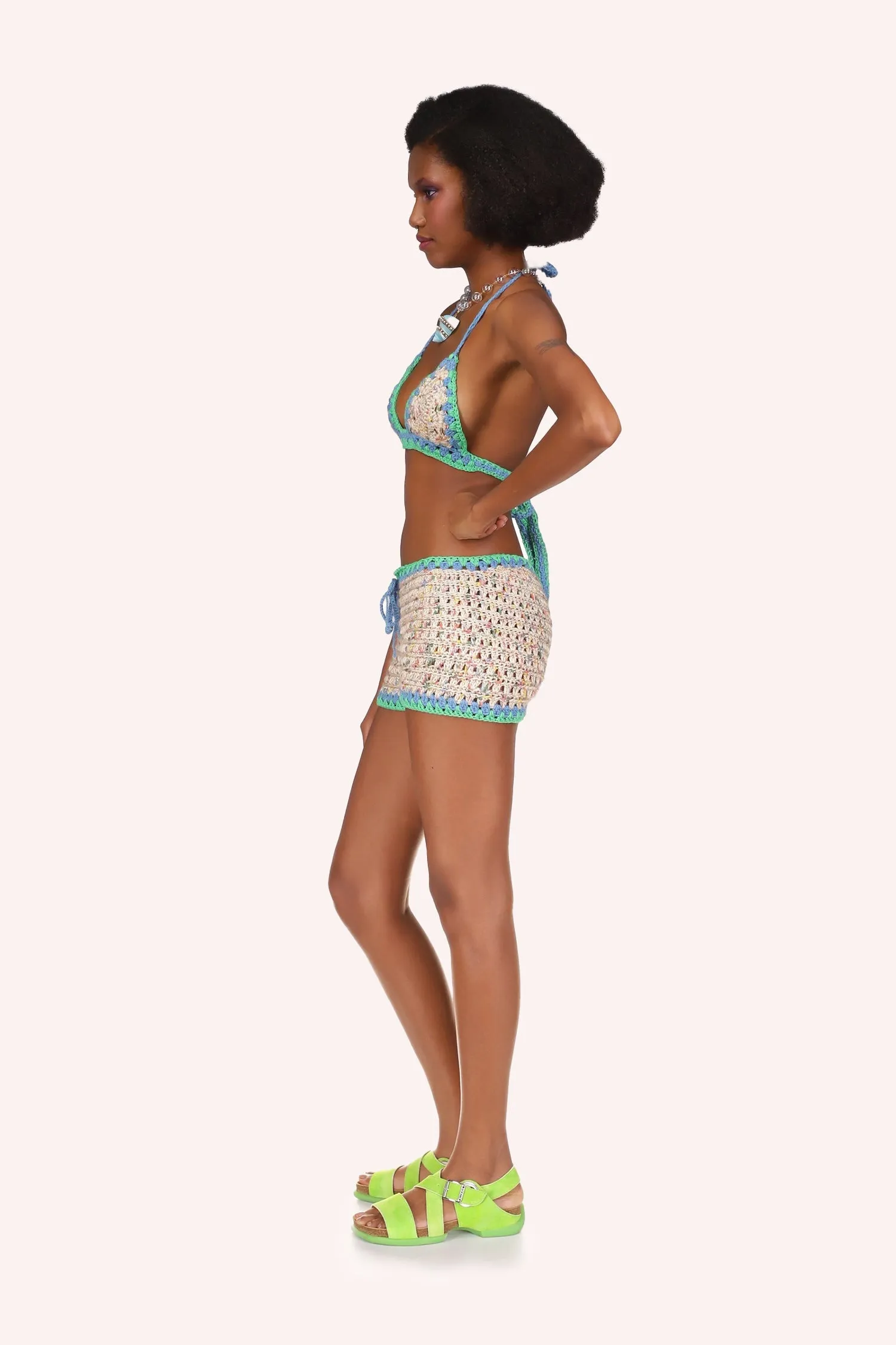 Rivera Crochet Set Marine Annasui