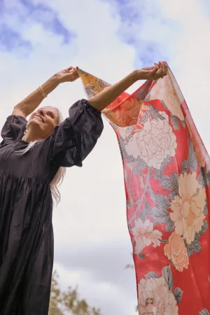 Ruby Botanica Scarf Adrift