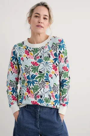 Seasalt Bright Wave Printed Sweatshirt