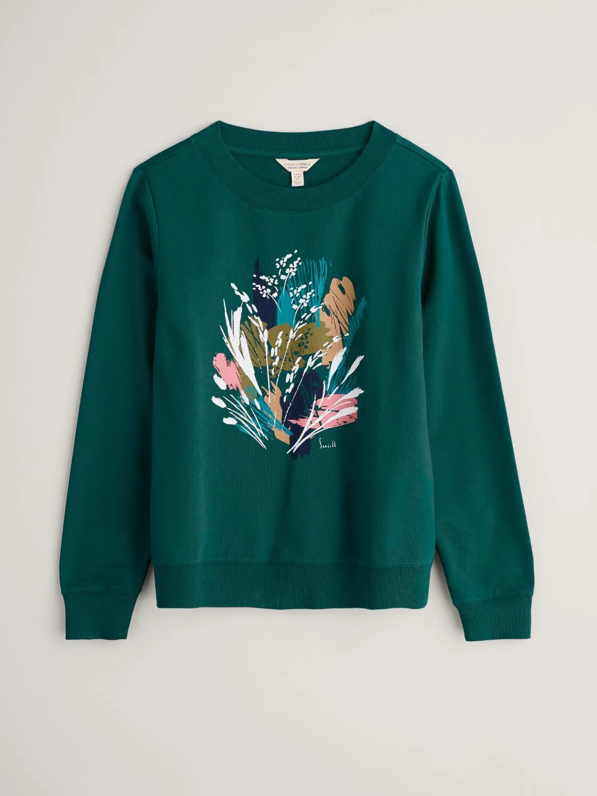 Seasalt Bright Wave Printed Sweatshirt
