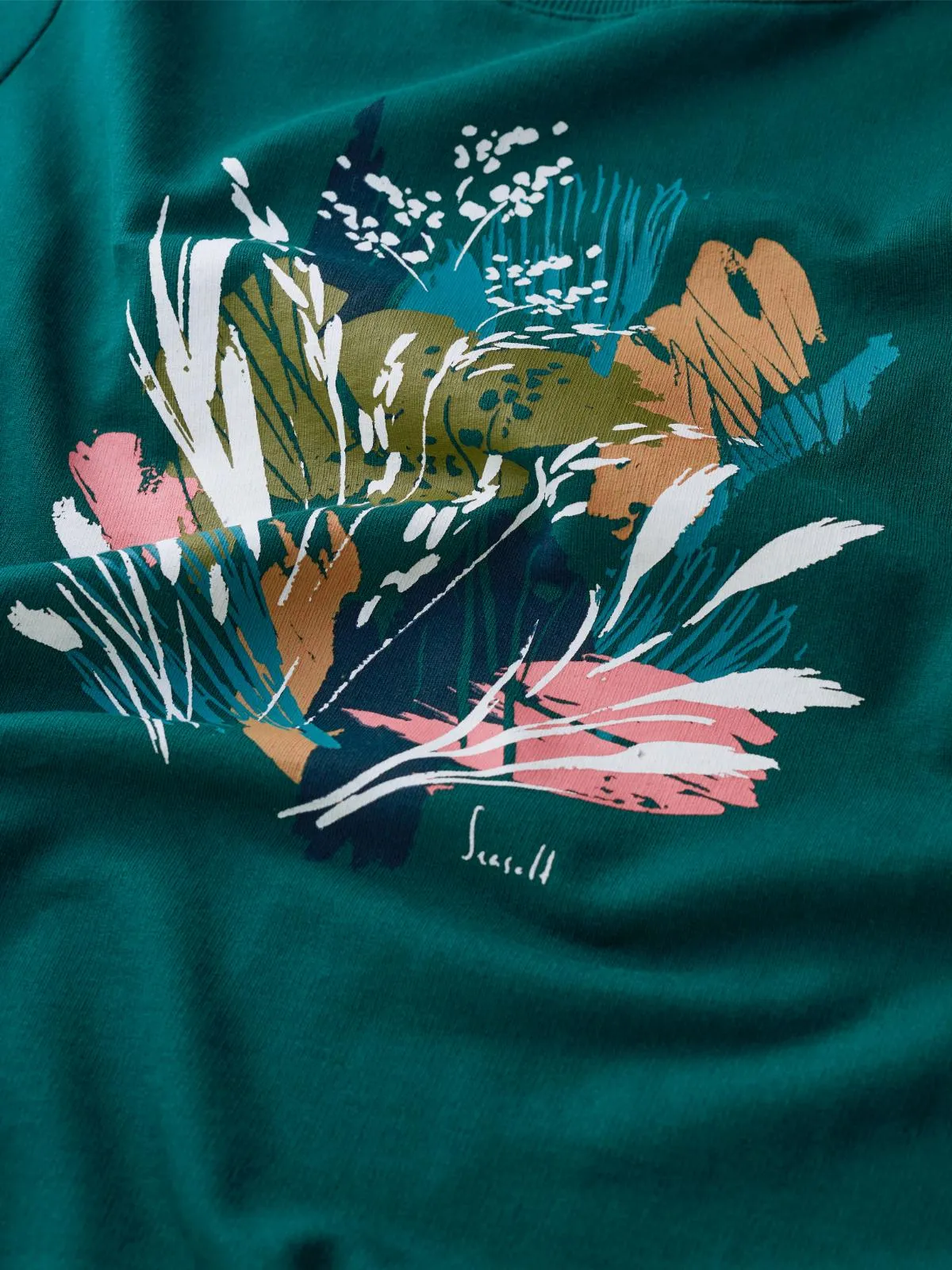 Seasalt Bright Wave Printed Sweatshirt