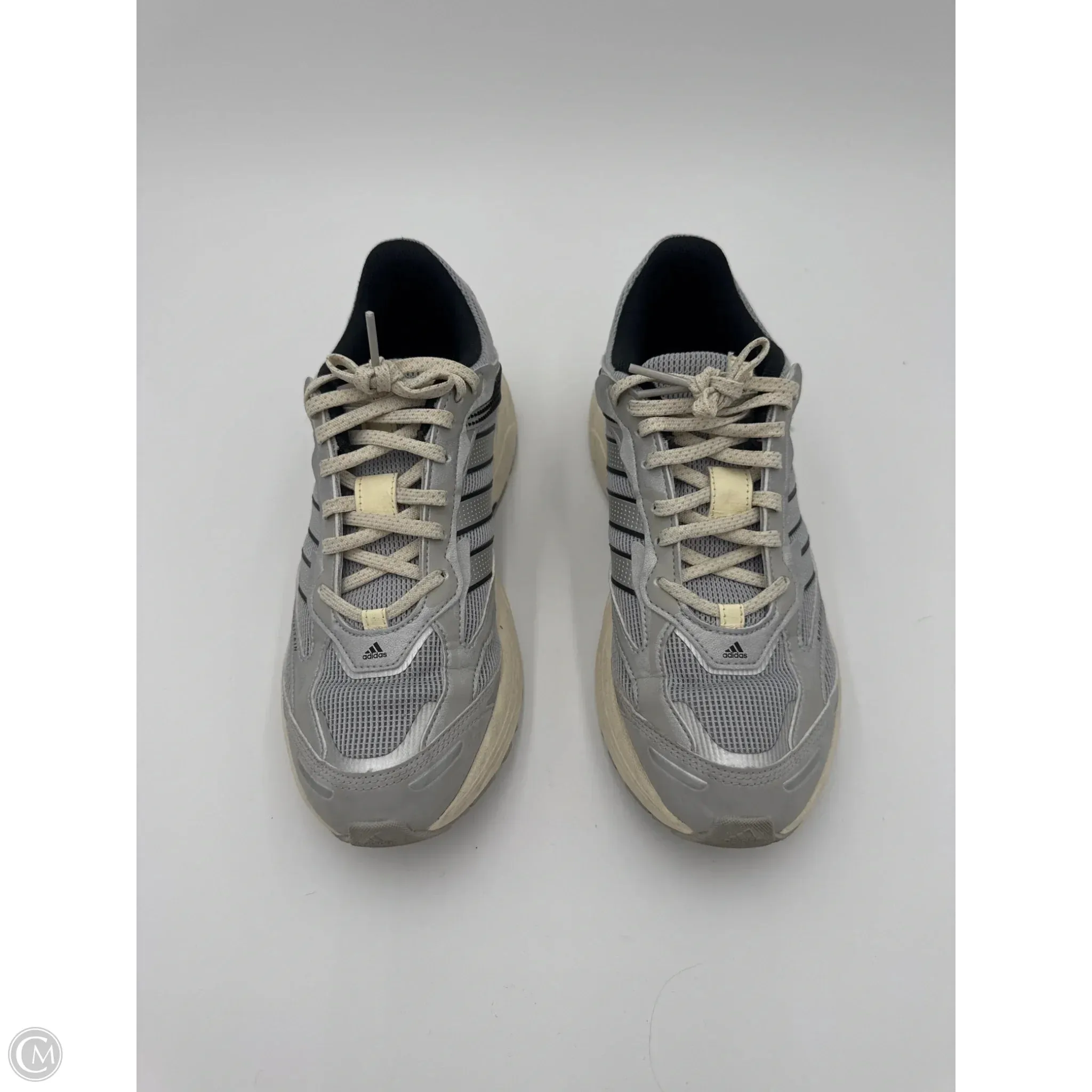 Shoes Athletic By Adidas In Grey & White, Size: 9.5