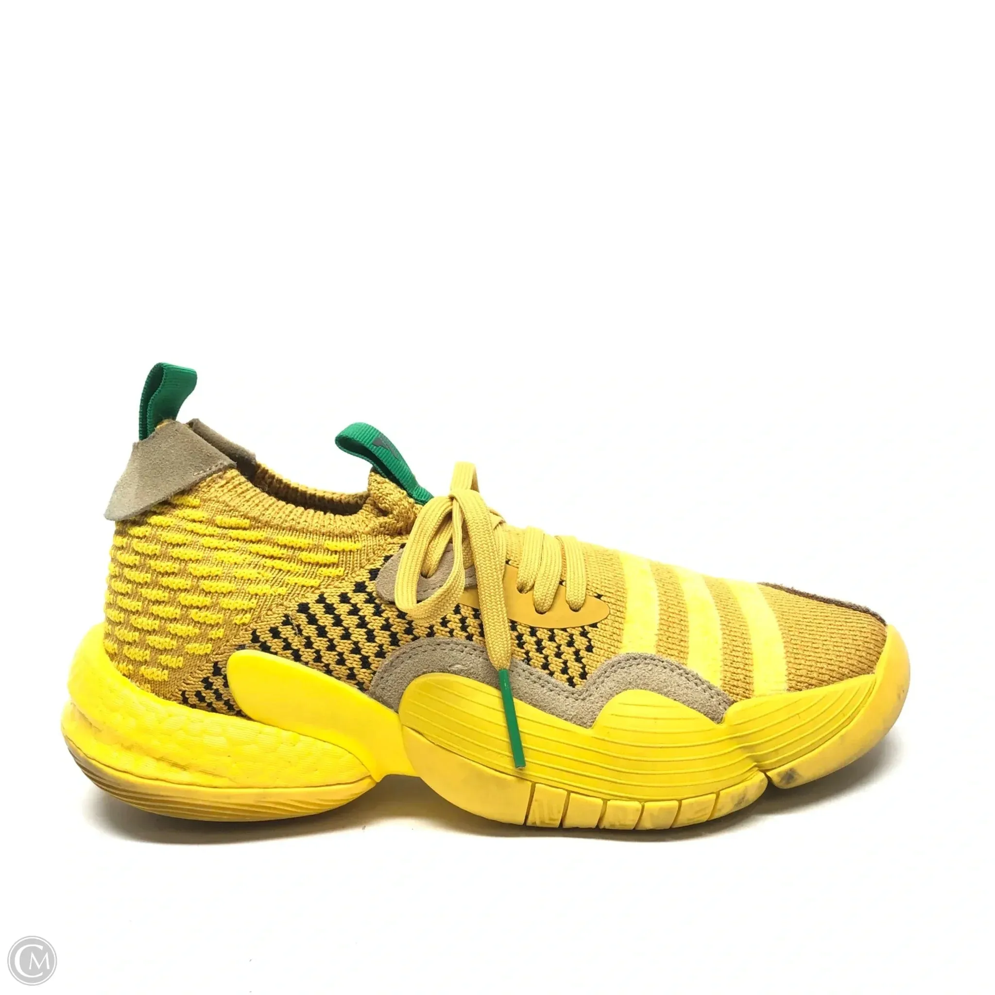 Shoes Athletic By Adidas In Yellow, Size: 9.5