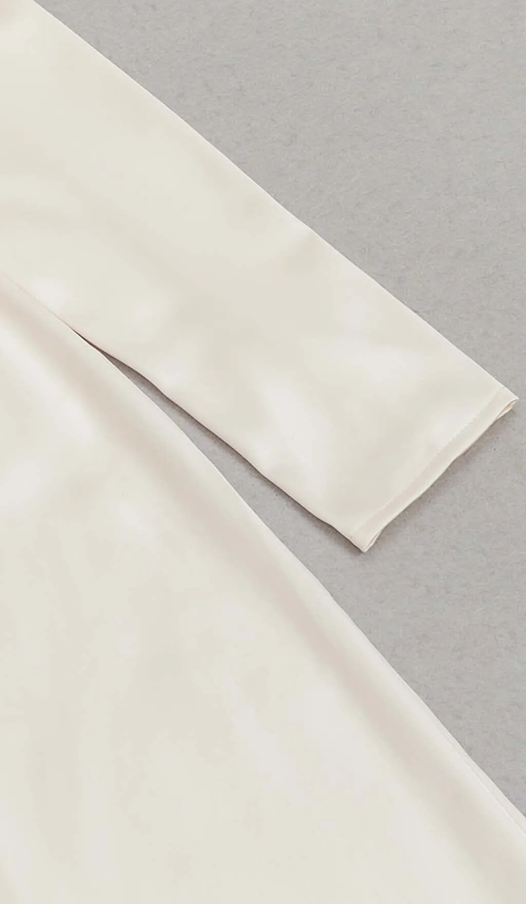 SILK COLD SHOULDER MIDI DRESS IN APRICOT Gloria Lanvin