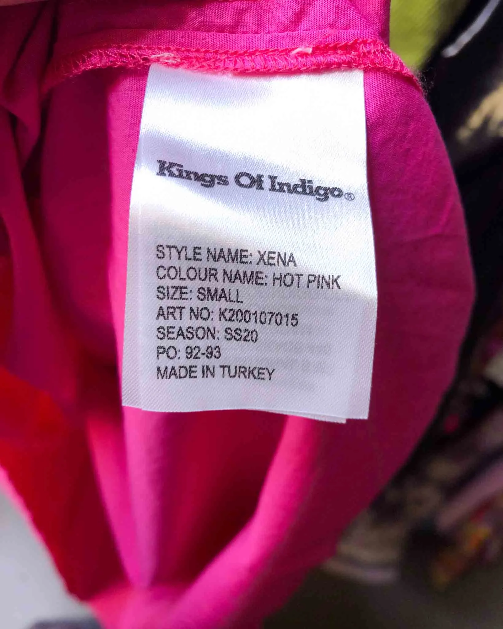Size S | Kings of Indigo Organic Cotton Midi Dress