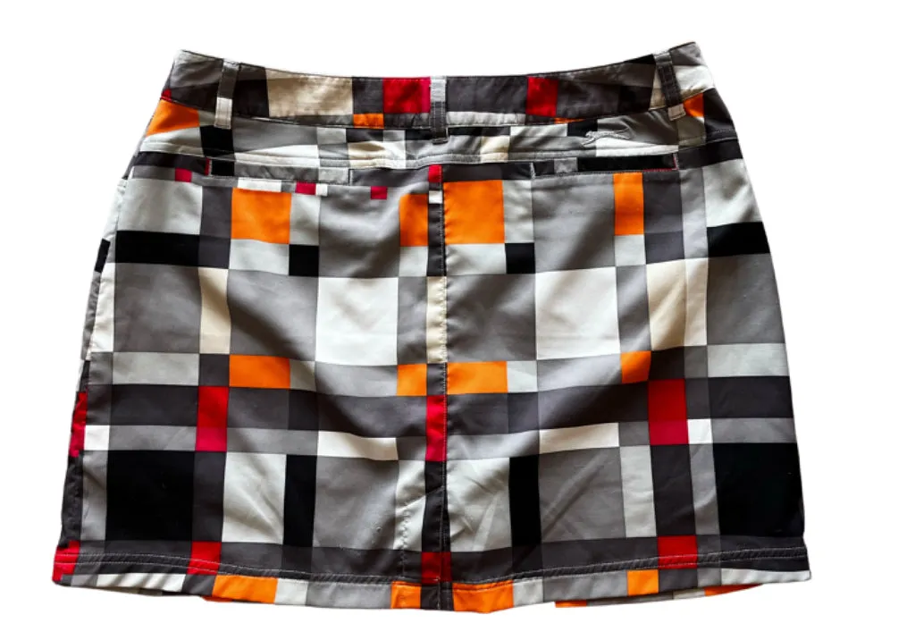 Slazenger Geometric Patterned Skort Size 12