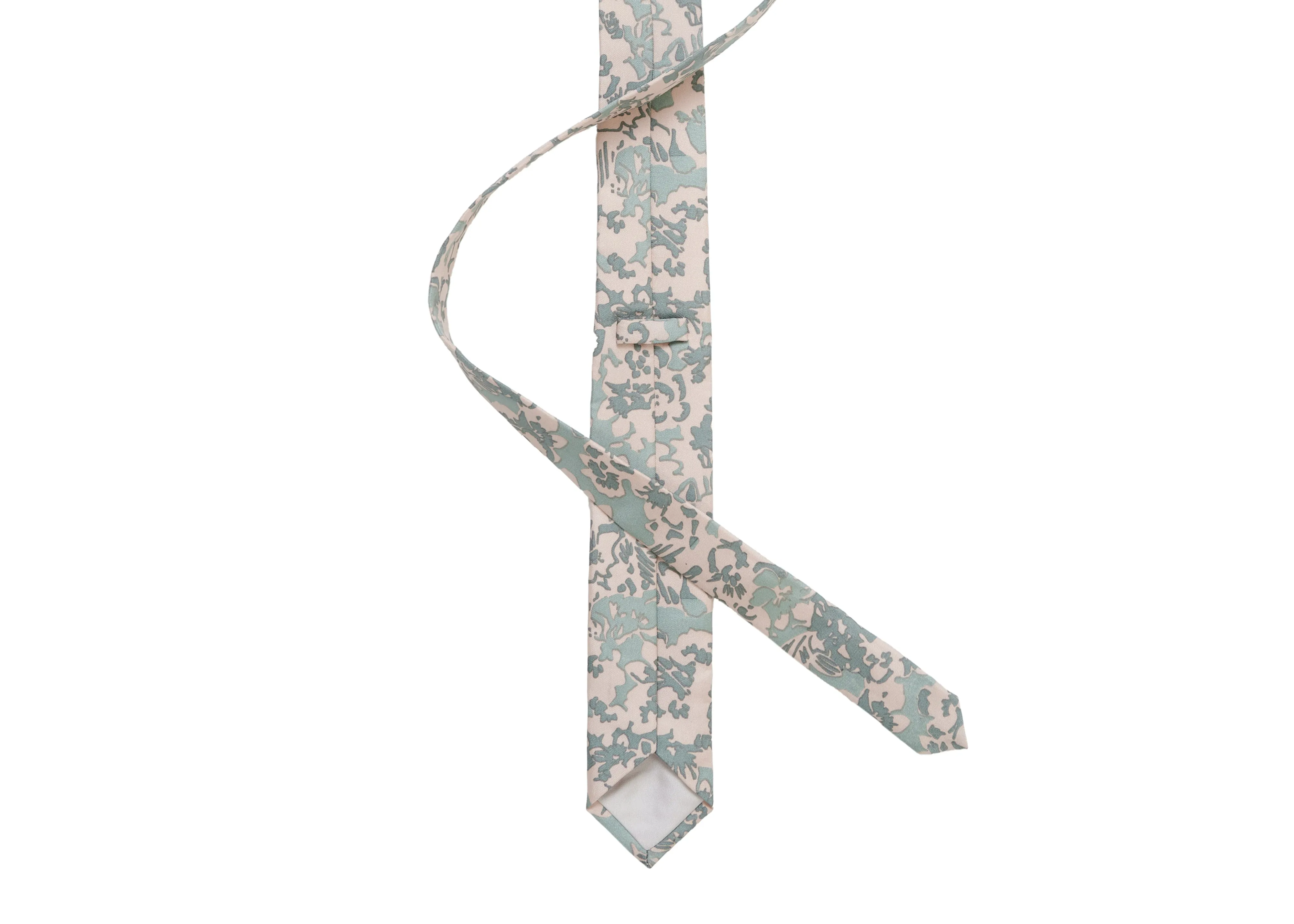 SLIM TIE - HOA DRIZZLE Metiseko