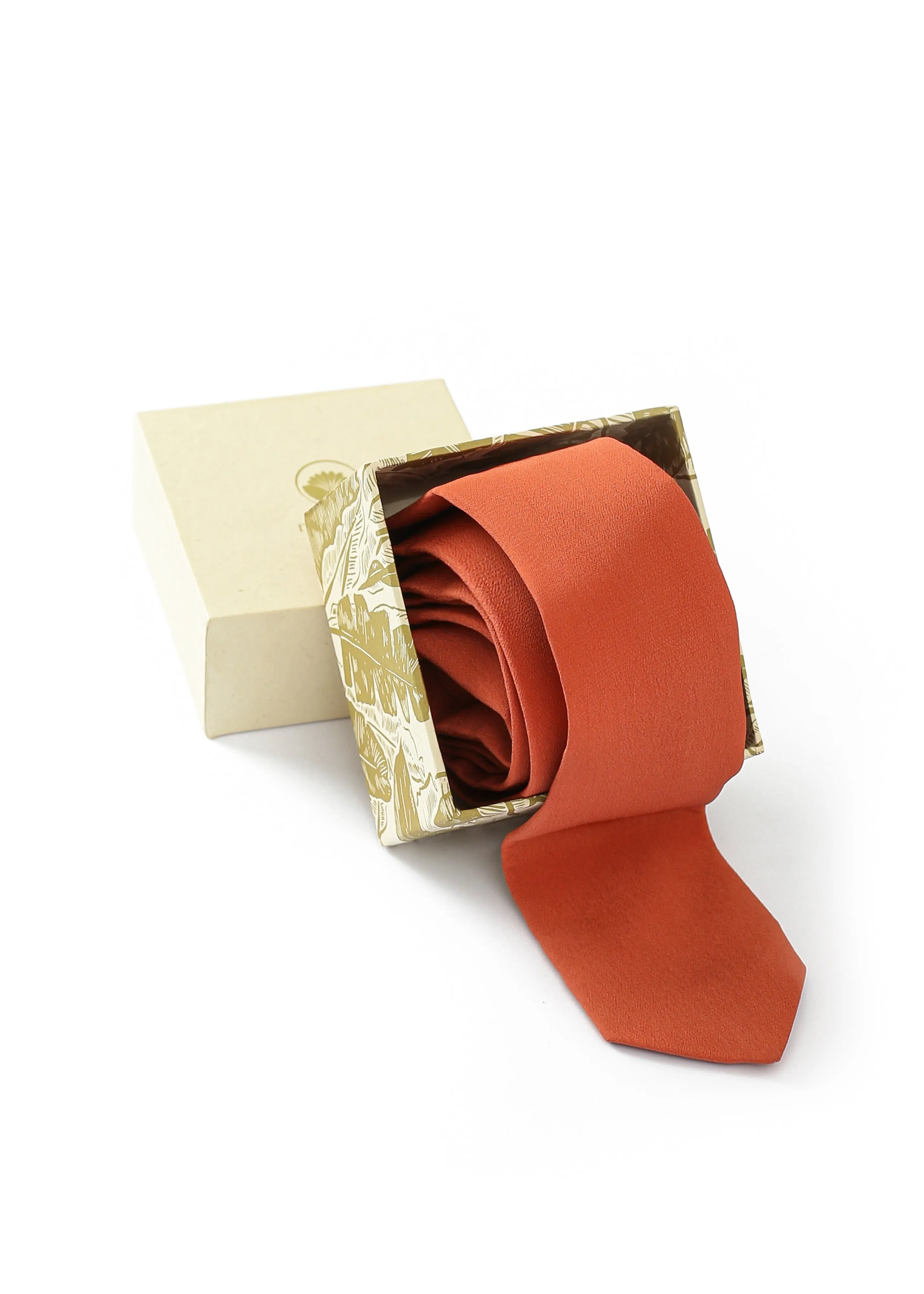 SLIM TIE - UMBER Metiseko