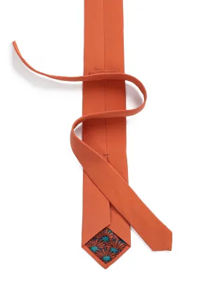 SLIM TIE - UMBER Metiseko