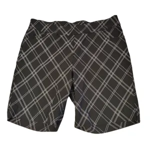 Slimsation Black & White Golf Shorts Size 16 MSP$64