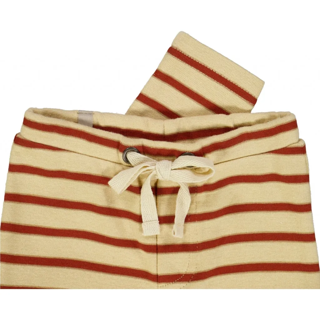 Soft Pants Manfred - sienna stripe Wheat