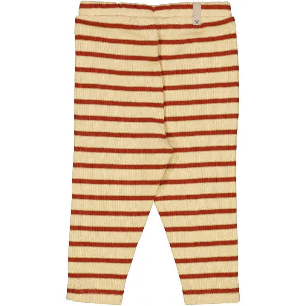 Soft Pants Manfred - sienna stripe Wheat