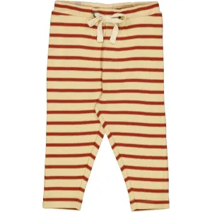 Soft Pants Manfred - sienna stripe Wheat