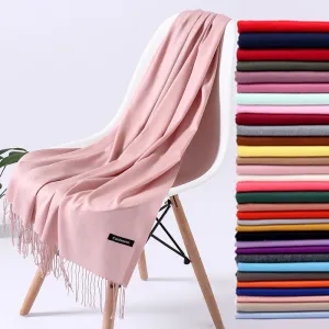 Solid Color Women's Hijab Scarf- Cashmere Anna Kay Co