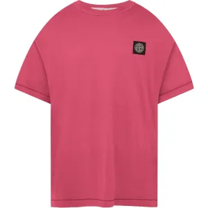 Stone Island Ciclamino Patch Logo T-Shirt