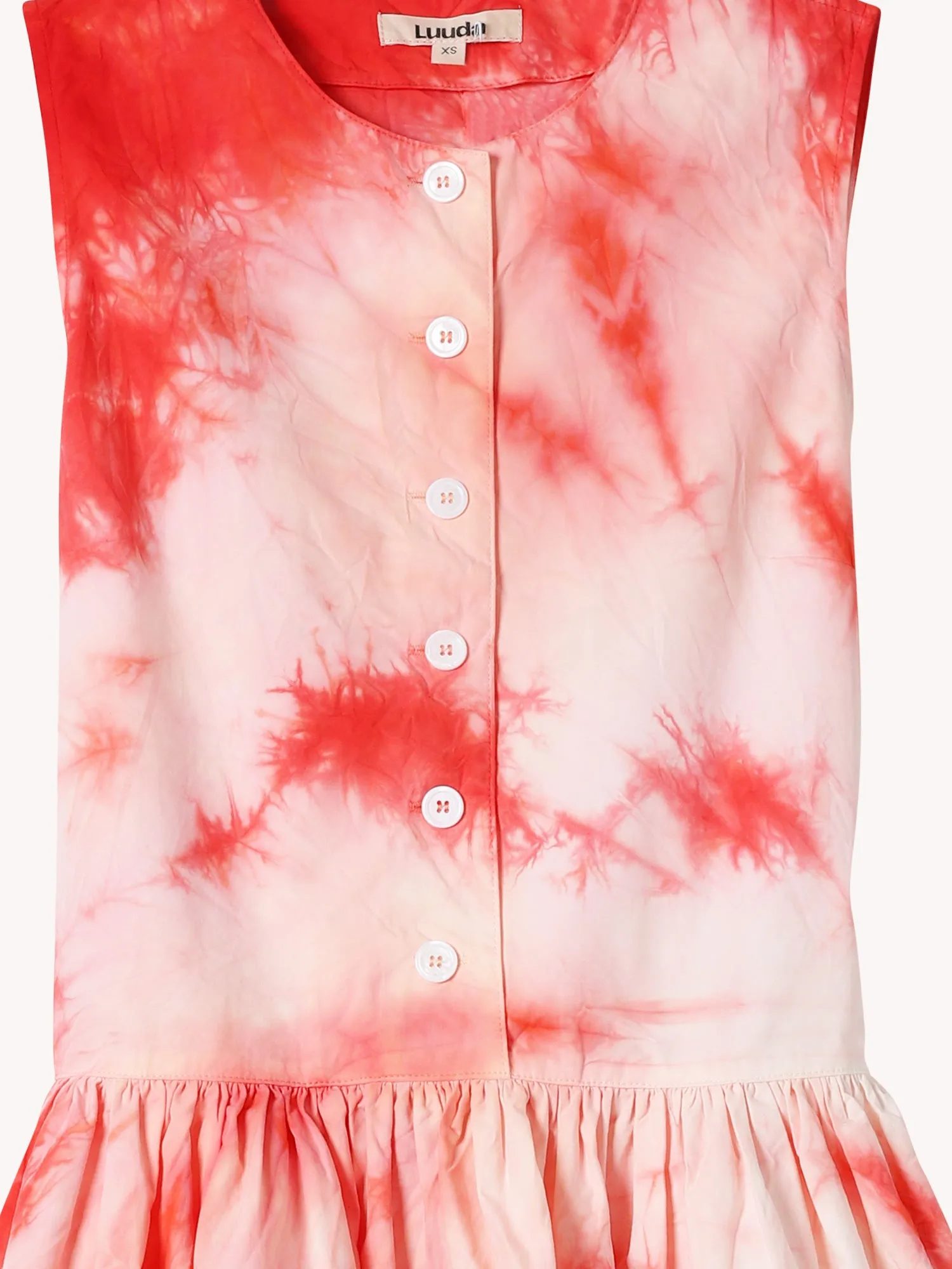 Tie Dye Cotton Mini Dress