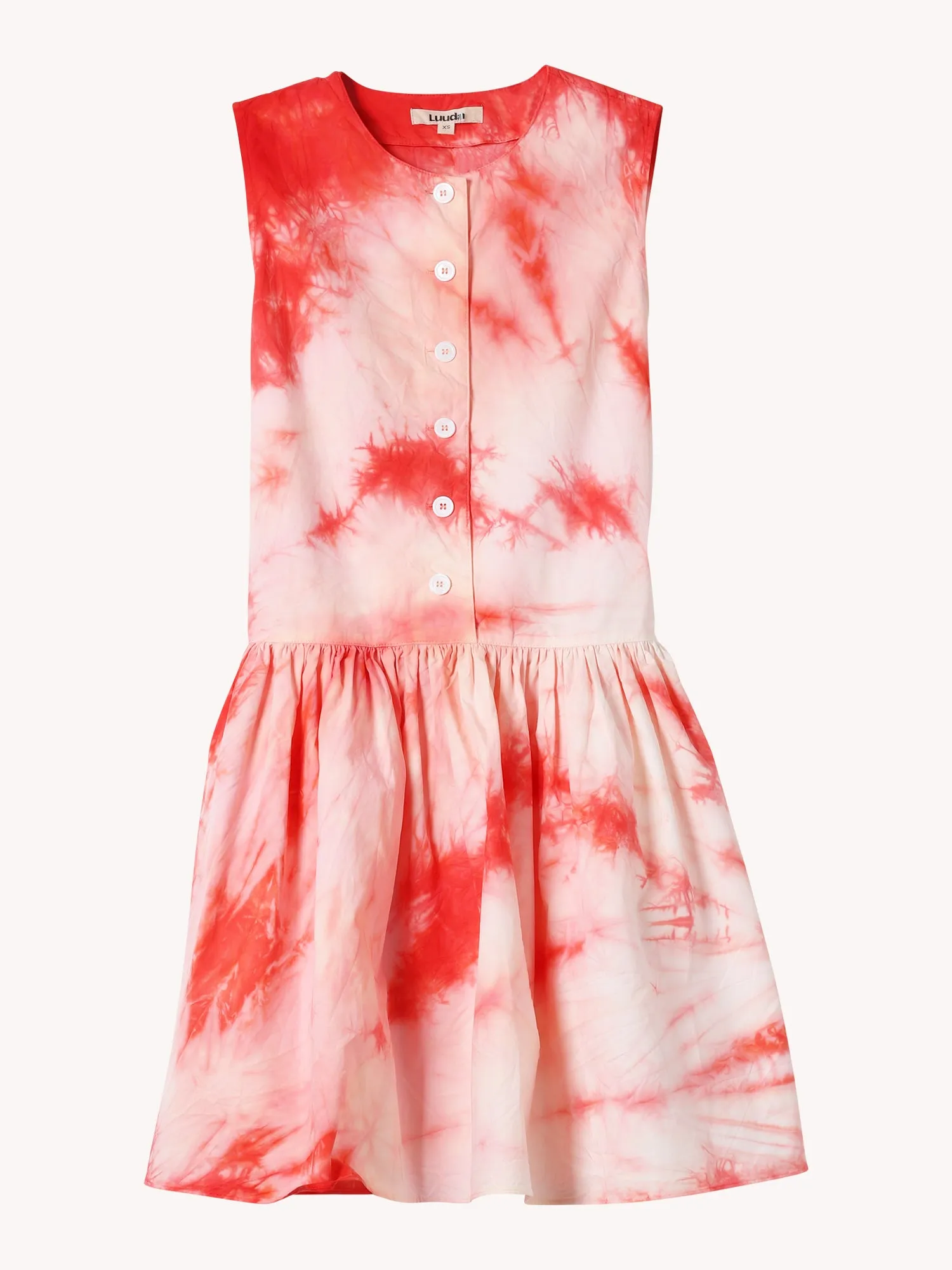 Tie Dye Cotton Mini Dress