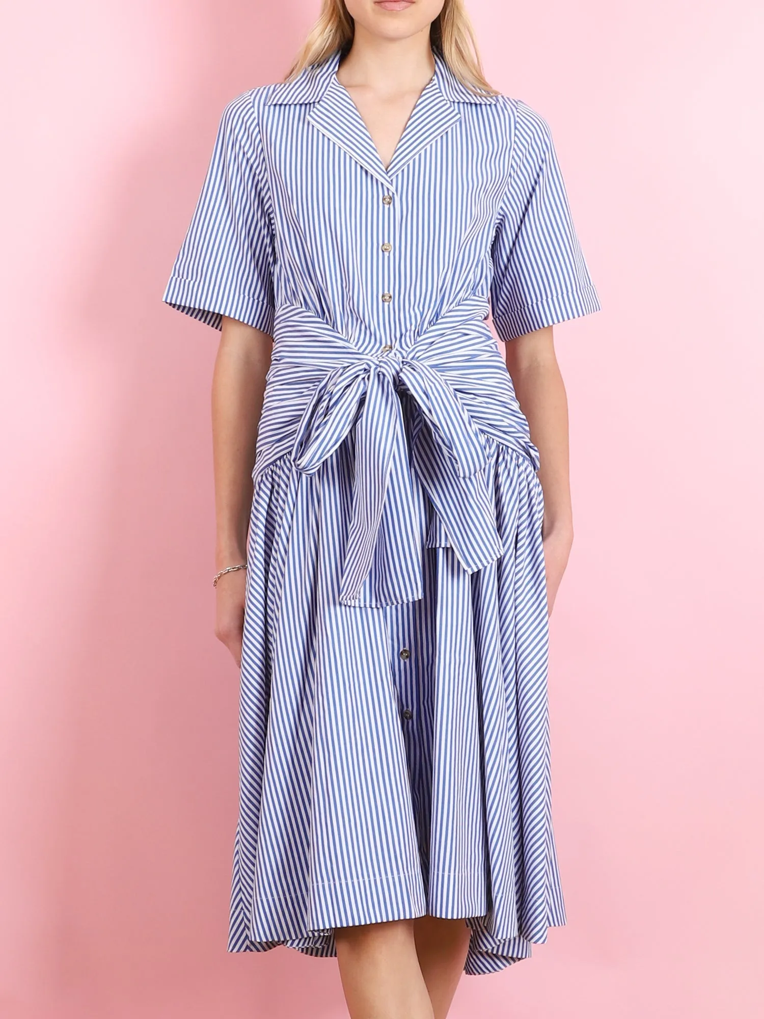 TIE SHIRT DRESS