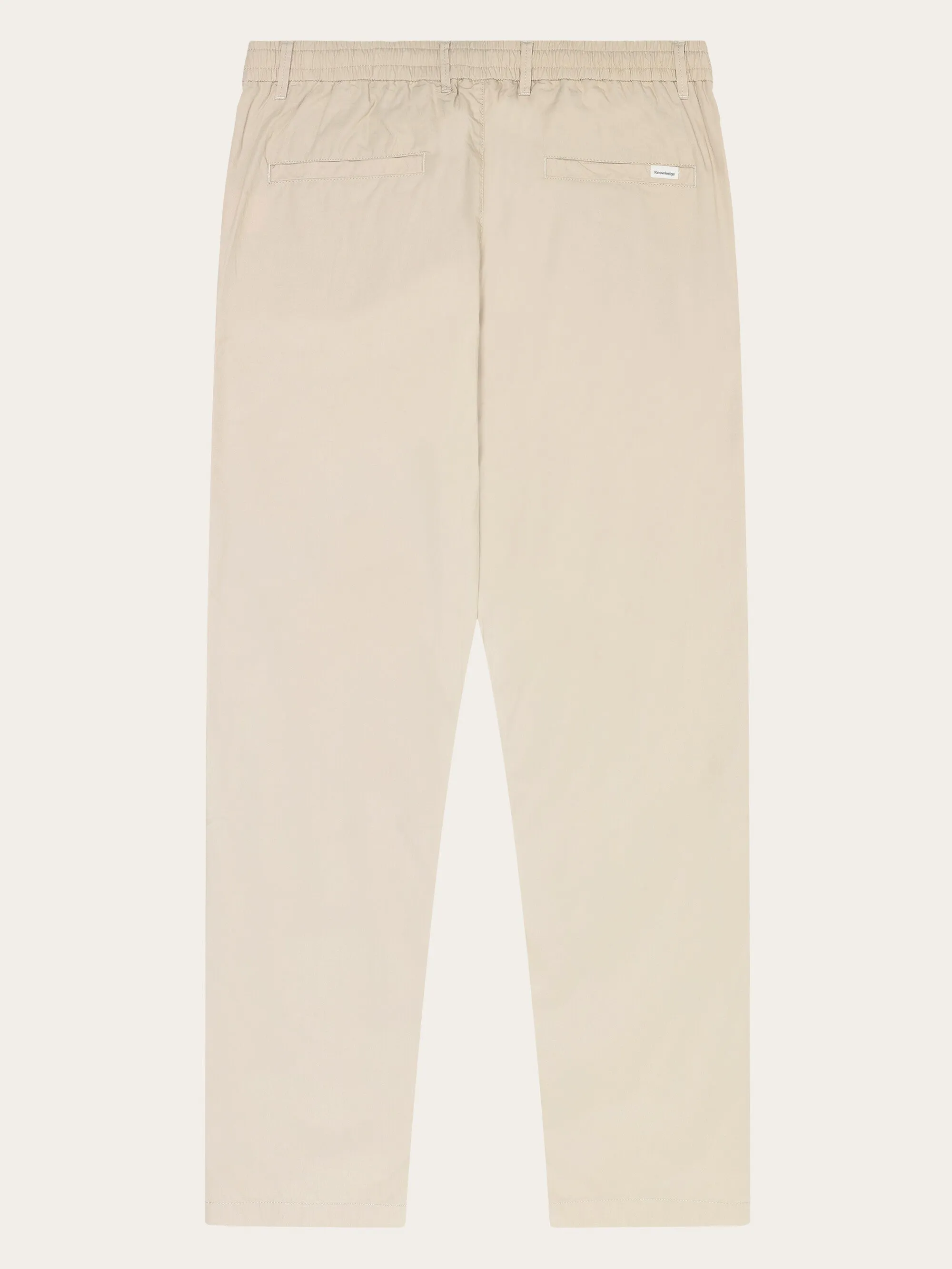 TIM Organic Cotton Pant GOTS/Vegan - Light feather gray Knowledge Cotton