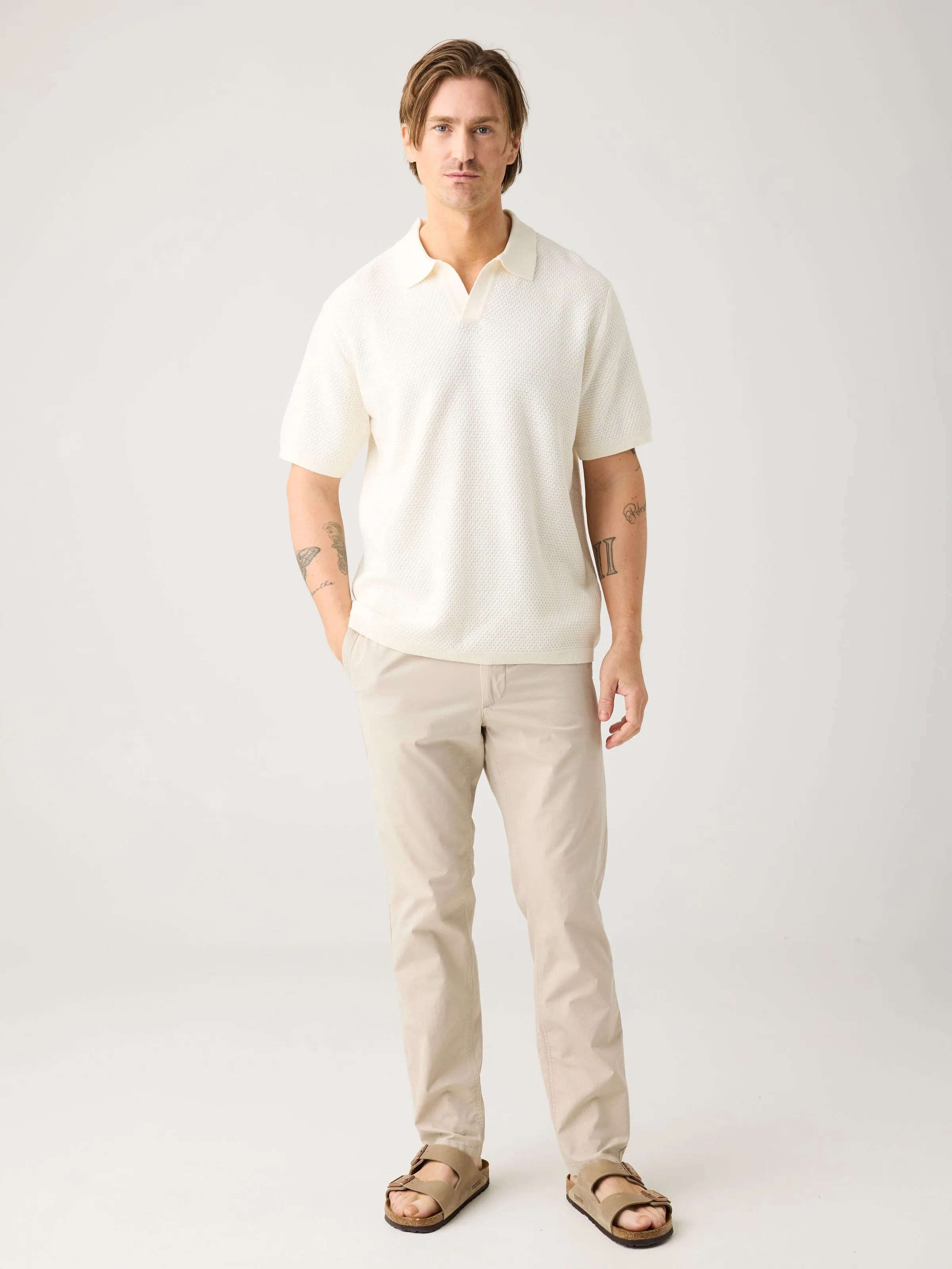 TIM Organic Cotton Pant GOTS/Vegan - Light feather gray Knowledge Cotton