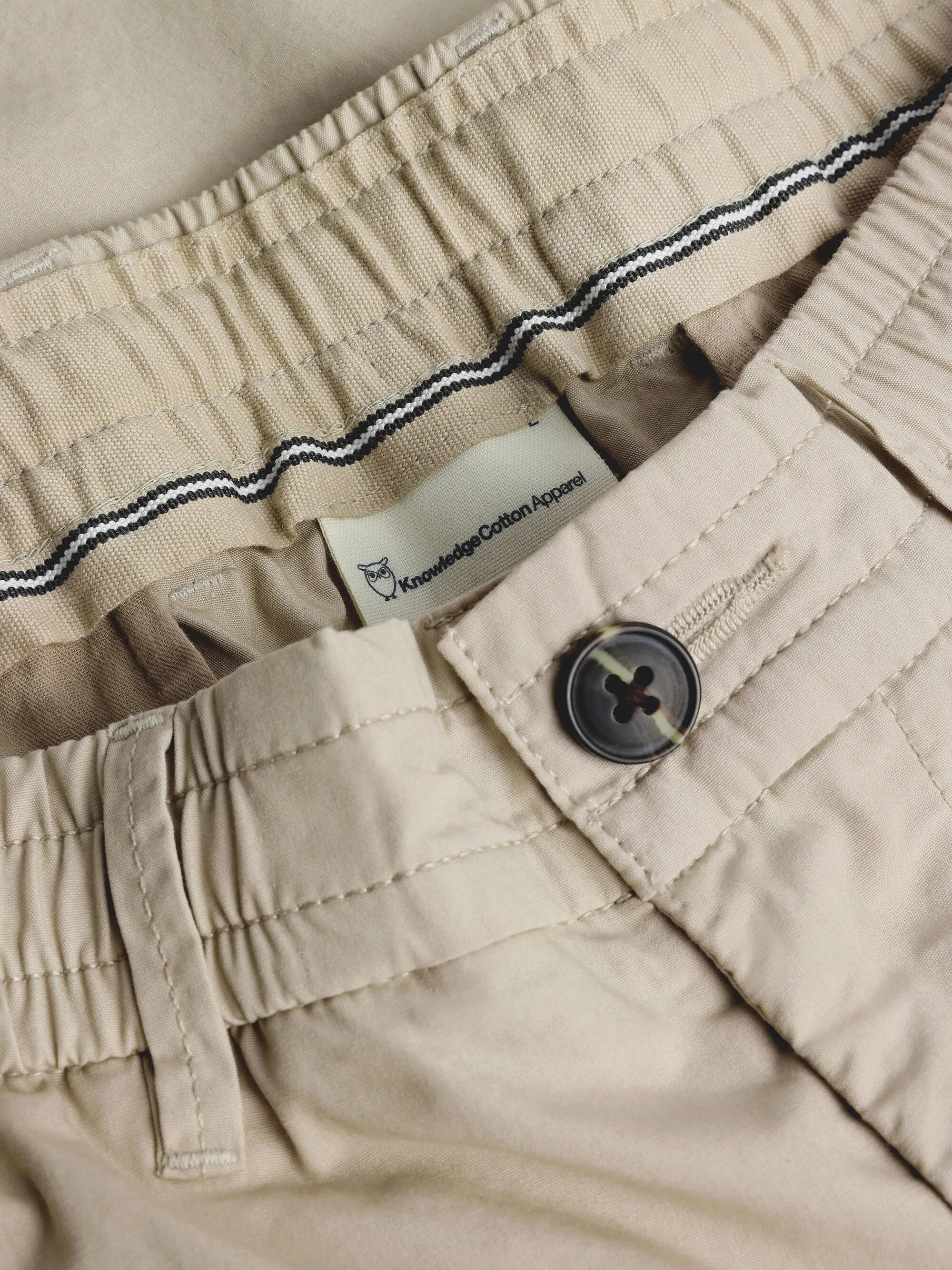 TIM Organic Cotton Pant GOTS/Vegan - Light feather gray Knowledge Cotton