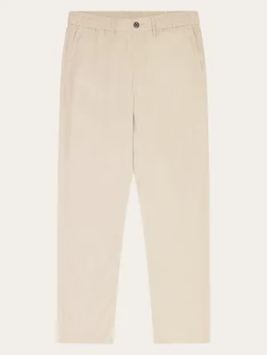 TIM Organic Cotton Pant GOTS/Vegan - Light feather gray Knowledge Cotton