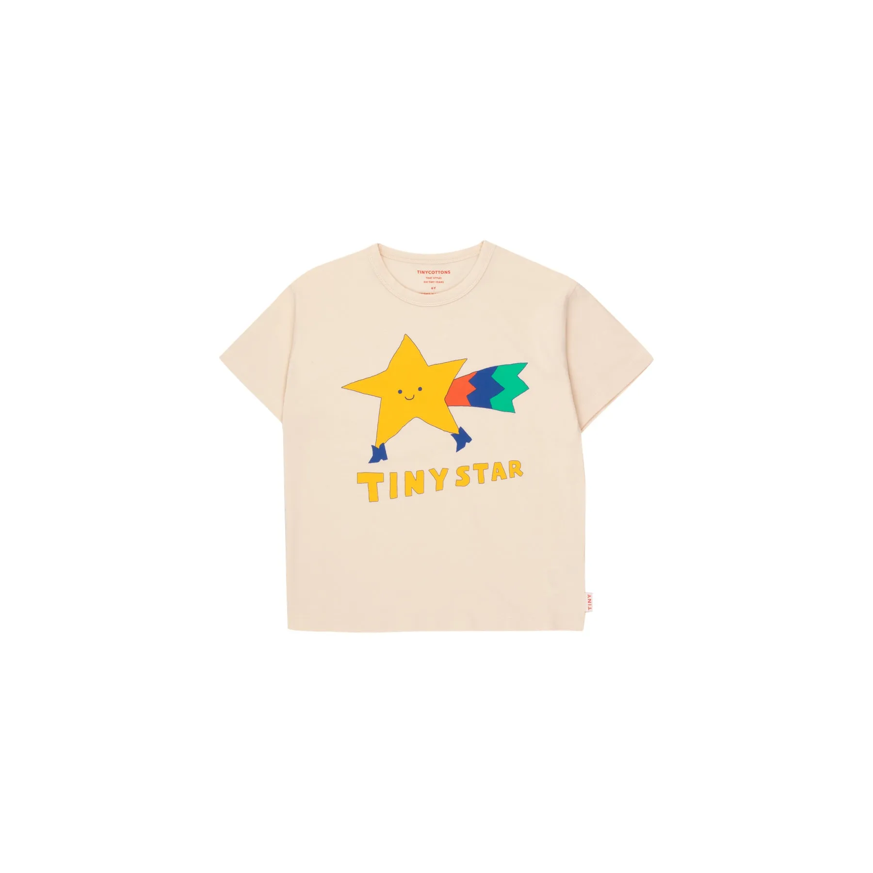 TINYCOTTONS Tiny Star Tee Light Cream