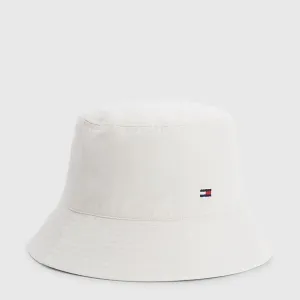 Tommy Hilfiger Essential Flag Bucket Hat White One Size Medium